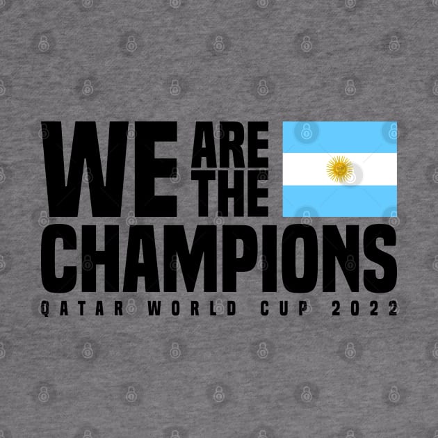 Qatar World Cup Champions 2022 - Argentina by Den Vector